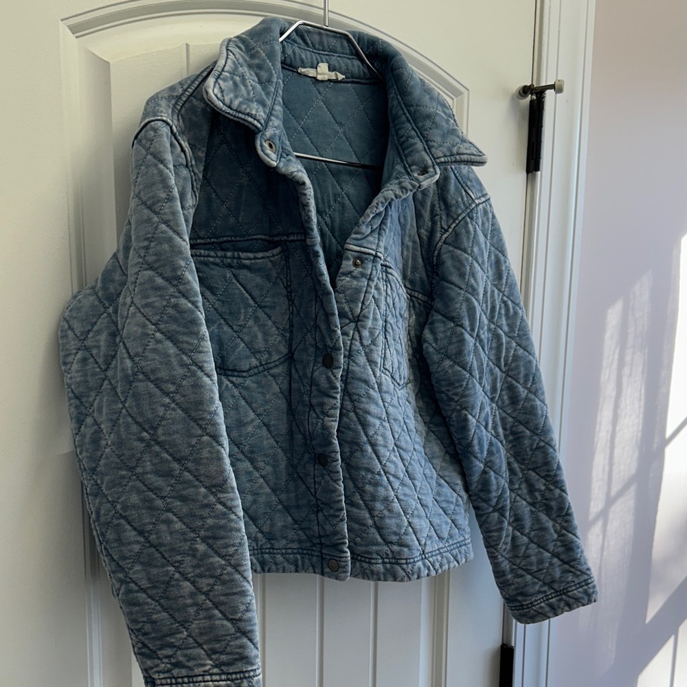 Quilted Blue Chore Jacket